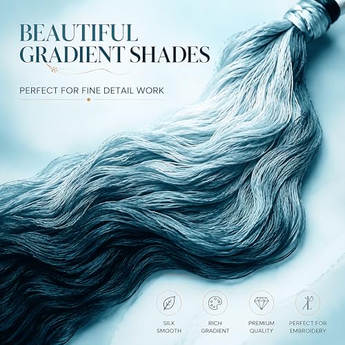 Mulberry Silk Floss Embroidery Thread Floss-Cross Stitch Threads China Silk Woven Jewelry Threads DIY Sewing Kits (49) - color: 49