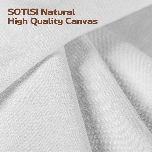 Canvas Fabric, Premium 10oz White Cotton Duck Canvas Fabric 62'' Wide for Arts & Crafts, Backings, Covers,10Yd (60 x 360 inchs) - color: White, size: 10Yd (60 x 360 inchs)