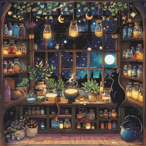 Halloween Diamond Painting Kits for Adults Beginners,House Diamond Art Kits - color: KM1165-1