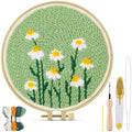 TINDTOP Punch Needle Kit, Daisy Punch Embroidery Kits for Adults - color: Daisy