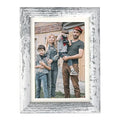 AEVETE Picture Frame 5x7 White Wash Photo Frames Rustic for Wall and Desk - color: White Wash, size: 5x7
