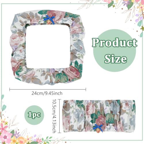 BENECREAT 9.4x4.1inch Gripper Strip Frame Cover, Embroidery Hoop Cover, Cross Stitch kit for Cross Stitch Embroidery Hoop Frames Square Round Cover, Dark Green - color: Dark Green, size: 9.4x4.1 Inch