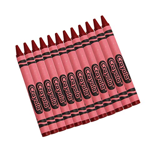 Crayola Crayons, Red, Single Color Crayon Refill, 12 Count Bulk Crayons, School Supplies - color: Red