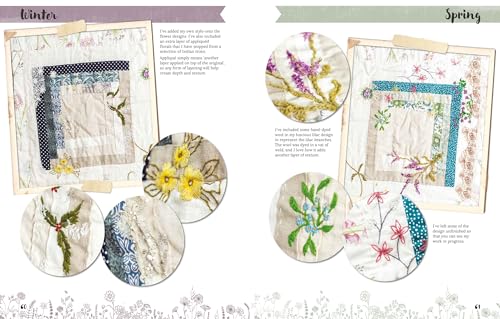 A Love of Cloth and Thread: Among the Wildflowers: Over 25 original embroidery designs with iron-on transfers