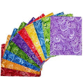 Fat Quarters Quilting Cotton Fabric Bundles for Sewing-10 PCS Paisleys - color: Paisleys