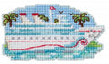 Mill Hill Winter Cruise 2025 Winter Holiday Seasonal Ornament Beaded Cross Stitch Kit MH182534