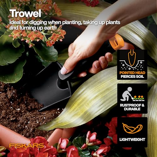 Fiskars 5-Piece Pruner, Trowel, Cultivator, Gloves & Kneeling Pad Set - style: Floral Tool Gift Set