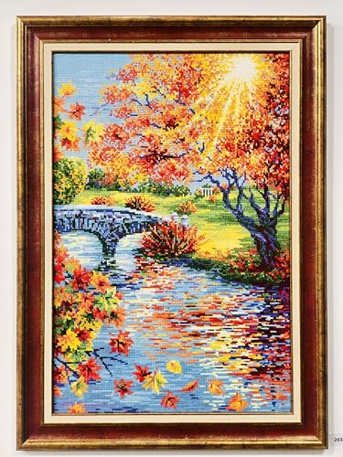 RIOLIS 2031 Sunny Autumn Counted Cross Stitch Kit 15.75 x 23.5 in - style: Sunny Autumn 2031