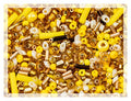 0.7oz (20g) Mix of Small Rocailles, Seed Beads & Bugles 2-10mm Preciosa Ornela Czech Glass Beads, Mix Gold Yellow - color: Gold Yellow Mix - mix