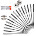 Sewing Machine Needles 20PCS HAX1 2 Sizes Compatible with Singer & Brother - style: 20 PCS