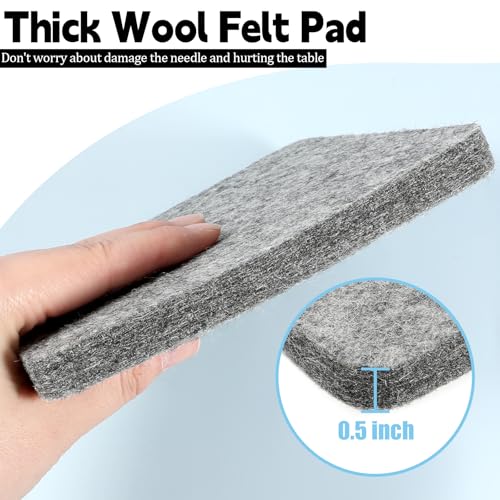 Aeaocvo Needle Felting Pad, Grey Sponge Pad, 6×6 in Needle Felting Mat for Any Wool Felt Supplies - size: 6×6 inch