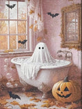CSZPPQAF Halloween Diamond Painting Kits for Adults,Ghost Diamond Art - color: KM1061-1