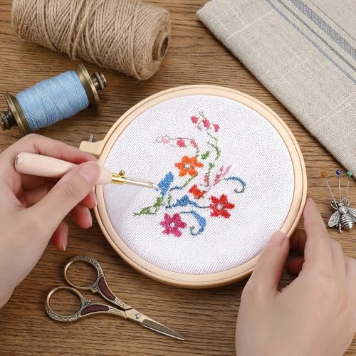 13Pcs Punch Needle Tool Adjustable Punch Needle Embroidery Kit,for Beginner