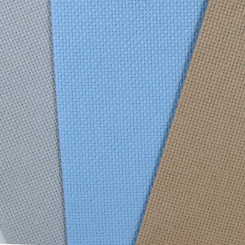 KCS 3 pc of 12" x 18"(30cmx45cm) 16CT Counted Cross Stitch Cotton Aida Cloth Fabric (Light Blue+Sea Foam+Khaki) - color: Light Blue+sea Foam+khaki