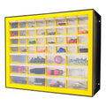 IRIS Plastic Hardware Storage Drawer, 44 Drawer Parts Cabinet - Yellow - color: Yellow, size: 44 Drawer