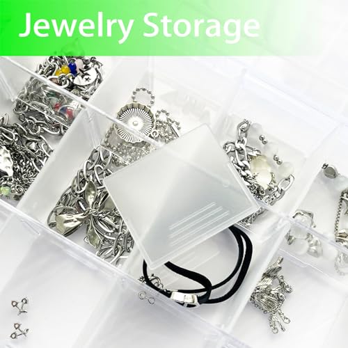 2 Pcs Large 24 Grids Plastic Organizer Box