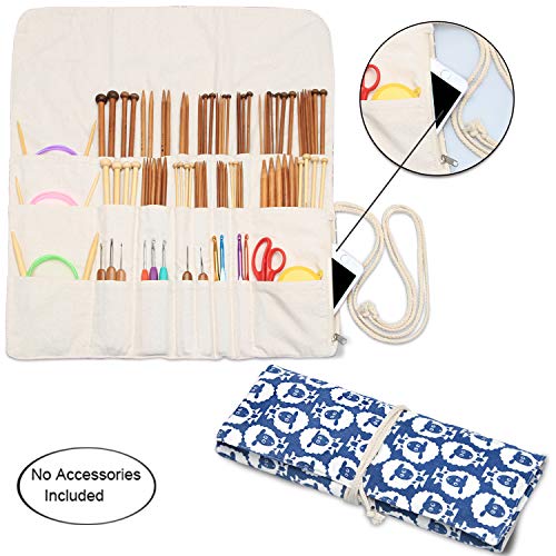 Teamoy Knitting Needle Crochet Hook Case Organizer Holder(up to 14"), Sheep - color: Sheep, size: 14 inches