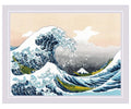 RIOLIS 2186 Great Wave Off Kanagawa After K. Hokusai Cross Stitch Kit - style: The Great Wave Off Kanagawa After K. Hokusai 2186