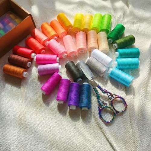 Small Sharp Sewing Embroidery Scissors for Yarn Knitting Needlepoint Crafting Crochet Supplies - color: Colorful