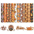 HTVSTD Pumpkin Halloween HTV Heat Transfer Vinyl 12pcs 12×10in - color: Pumpkin