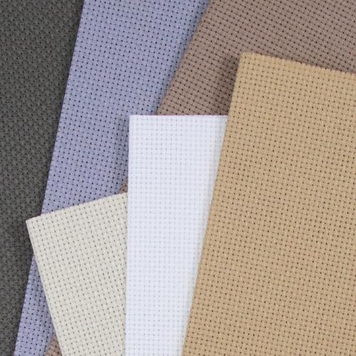 KCS 6 pc of 12" x 18" (30cmx45cm) 14 Count Cotton Aida Cloth Cross Stitch Fabric (14CT-F) - color: 14ct-f