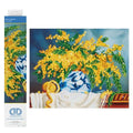 DIAMOND DOTZ Native Wattle Flower Diamond Painting Kit for Adults with Gems - size: Flowers