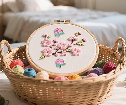 HENYANMHXH Needle Minder Magnetic Needle Keeper for Cross Stitch - color: Flowers