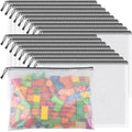 Umriox A3 Mesh Zipper Pouch Bags, 18 Pack Large Organizer Bags, Black - color: Black, size: 18pcs-A3 (16.9x12.4 in)