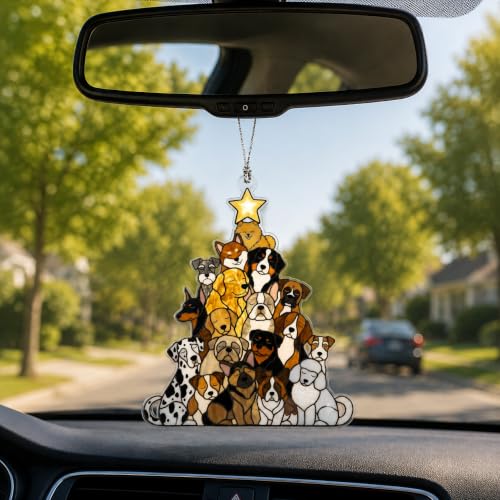 Dog Christmas Ornaments 2026, Dog Ornaments for Christmas Tree, Dogs Lover - color: Dog Tree 2