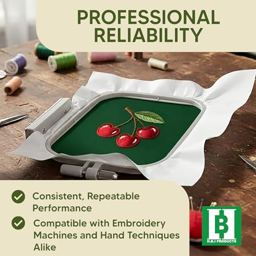 HBI Peel & Stick Tear Away Embroidery Stabilizer Roll, 12 in x 10 yd - size: 12" x 10 Yds