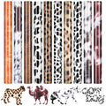 HTVRONT Leopard HTV Heat Transfer Vinyl - 11 Packs Cheetah Iron on Vinyl - color: Animal Print HTV