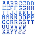 J.CARP 52Pcs Royal Blue Alphabet A to Z Patches, Iron on Sew on Letters for Clothing, Hats, Shoes, Backpacks, Handbags, Jeans, Jackets etc. - color: 52pcs, Royal Blue