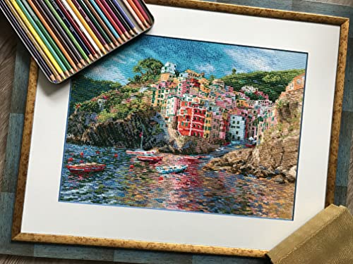 RIOLIS 1747 Liguria Counted Cross Stitch Kit 15.75 x 11.81 in