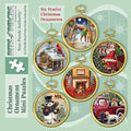 Bits and Pieces - Six Christmas Tree Puzzle Ornaments - Make Your Own Beautiful Ornaments for The Holidays