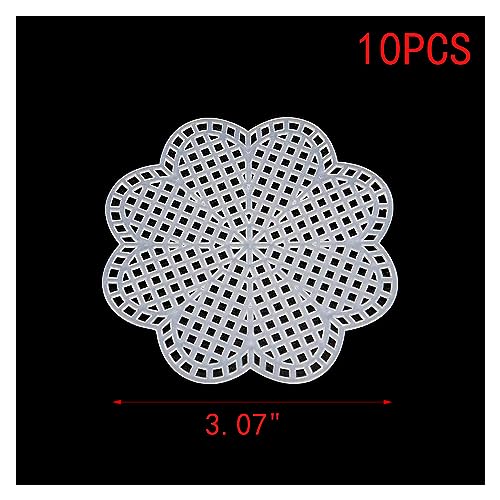 MY MIRONEY 10Pcs Mesh Plastic Canvas Kits, Flower Shape - style: Flower