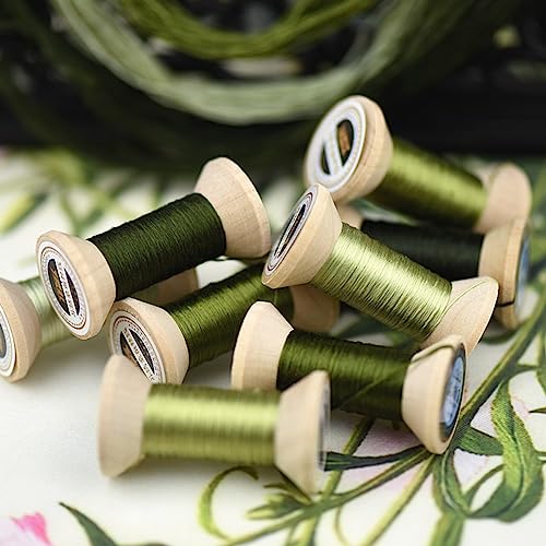 Natural 100% Mulberry Handmade Embroidery Silk Thread Silk Floss (77) - color: 77