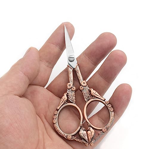 4.5" Vintage European Style Scissor for Cross Stitch Embroidery DIY