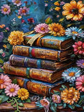 MYBISYMQQ Stamped Cross Stitch Kits - Flower Embroidery Starter Kit for Adult Beginners,Book Cross Stitch Kits Embroidery Kit Arts and Crafts for Beginners 11.8x15.7 Inches - color: D072