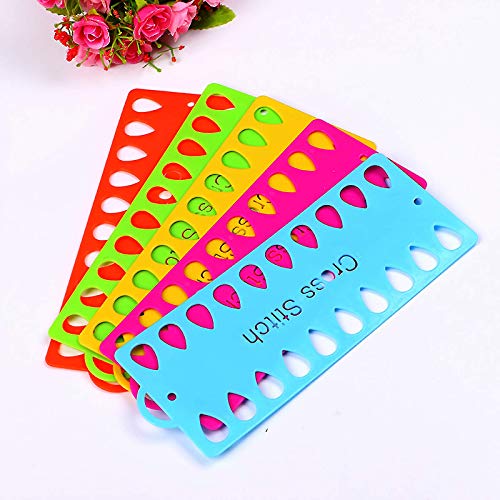5 Pack Embroidery Floss Organizer 20 Positions Cross Stitch Thread Holder