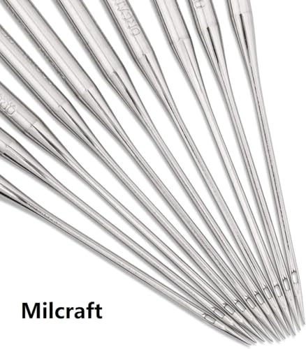 50 Pcs Embroidery Sewing Machine Needles Size 75/11 130/705H HAx1 Sewing Needles for Brother Sewing Machine (10 Pack of 5 Needles)