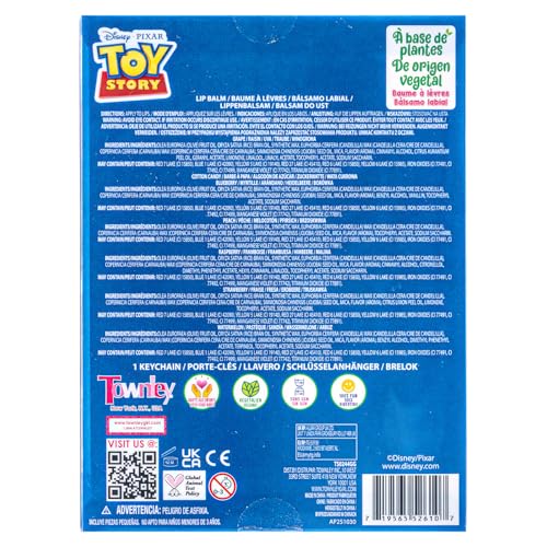 Toy Story Keychain Lip Balm Set, 7-Piece Plant-Based, Ages 3+ - color: Toy Story