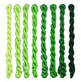 Natural Mulberry Silk Embroidery Thread – 8 Colors, 110m Each, Premium Hand-Dyed Silk Floss for Hand Embroidery, Cross-Stitch, and Needlework (01) - color: 01