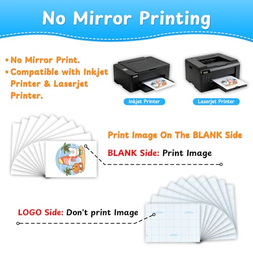 Heat Transfer Paper - 20 Sheets, 11" X 17" Dark Iron On Transfer Paper - color: Dark(20 Sheets)