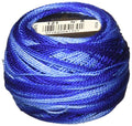 DMC 116 8-121 Pearl Cotton Thread Balls, Variegated Duft Blue, Size 8