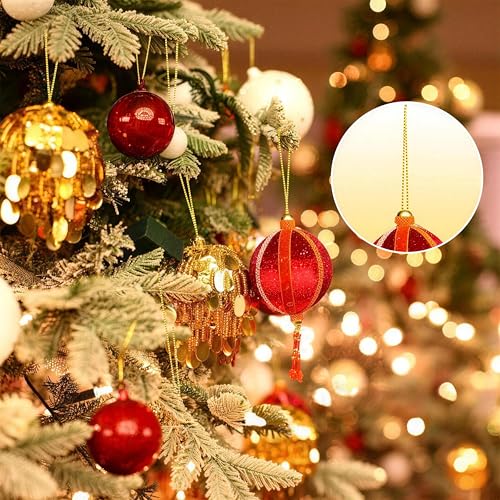 Christmas Tree Ornament String Hanger Precut Ribbon Hook with Snap Fastener - color: Gold, size: 400pcs