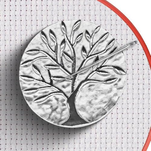 Magnetic Needle Minder Magnet Embroidery Accessories and Supplies Embroidery Needle Holder Cross Stitch Holder Needlework Supplies (Cardinal) (TreeofLife) - size: TreeofLife