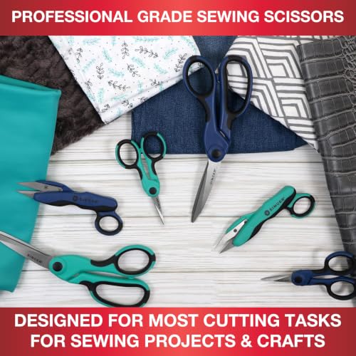 SINGER ProSeries™ Sewing Scissors Bundle, Fabric, Detail & Snips, 3 Count - color: Teal