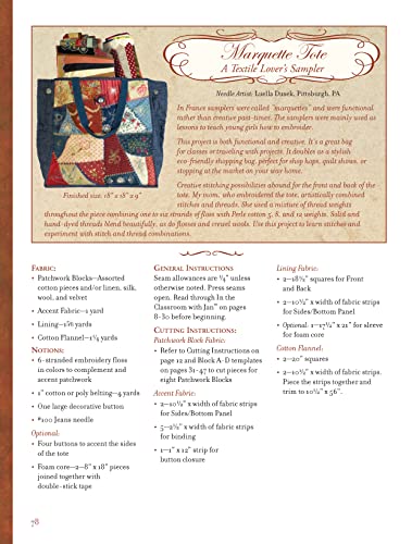 Embroidery & Patchwork Revisited: An Illustrated Guide to Hand Stitching (Landauer) Block Templates, 19 Basic Stitches, Small Practice Projects, Patterns, and More
