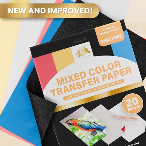 MyArtscape Graphite Transfer Paper - 20 A4 Mixed Sheets