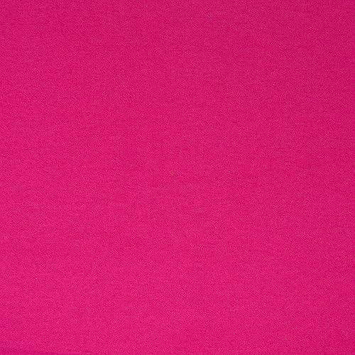 RTC Fabrics 42"/43" Wide 100% Cotton Flannel Solid Bright Pink Color DIY Crafting, Quilt, Sewing Fabric By Bolt - color: Bright Pink, size: 8 yard bolt